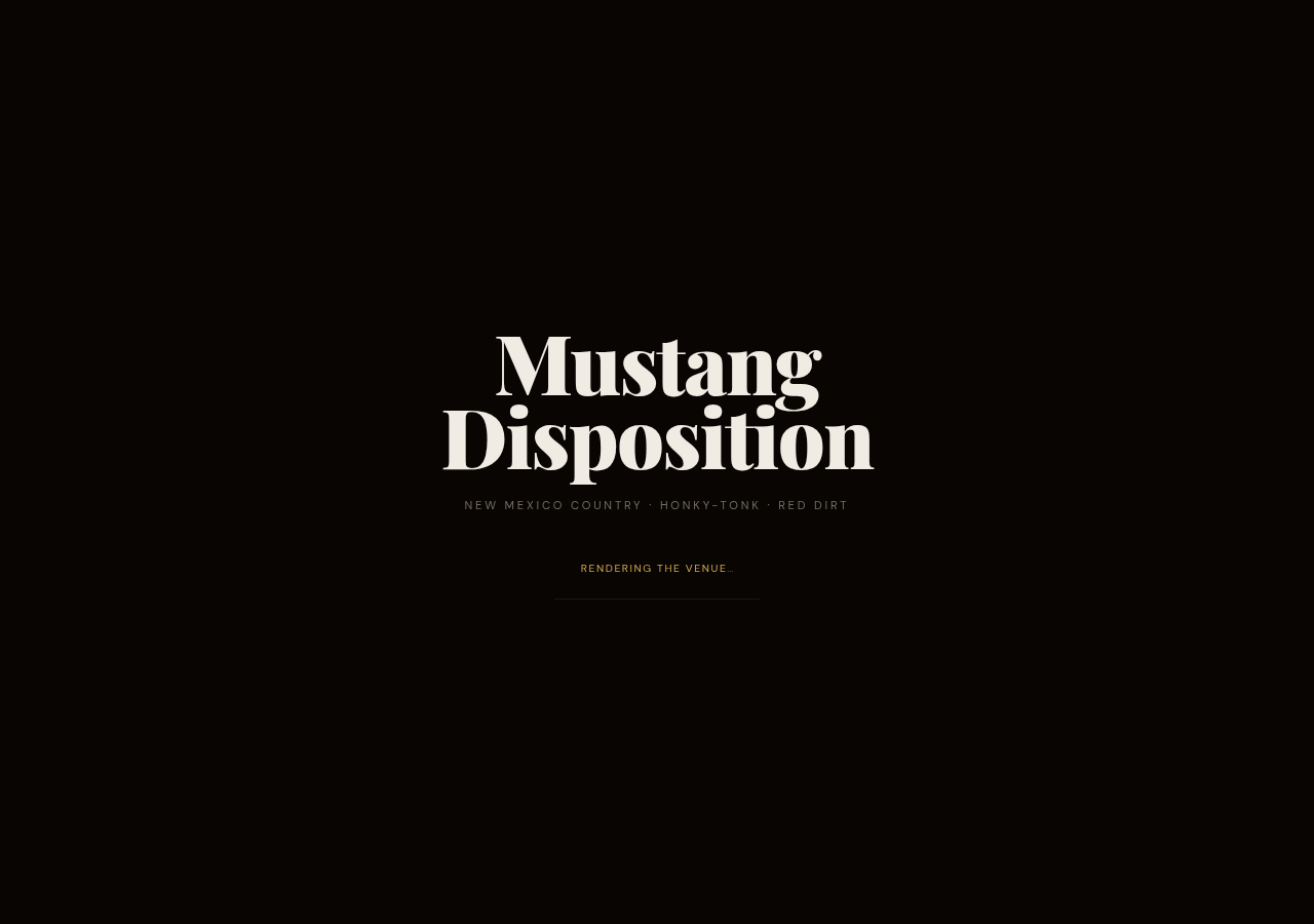Mustang Disposition